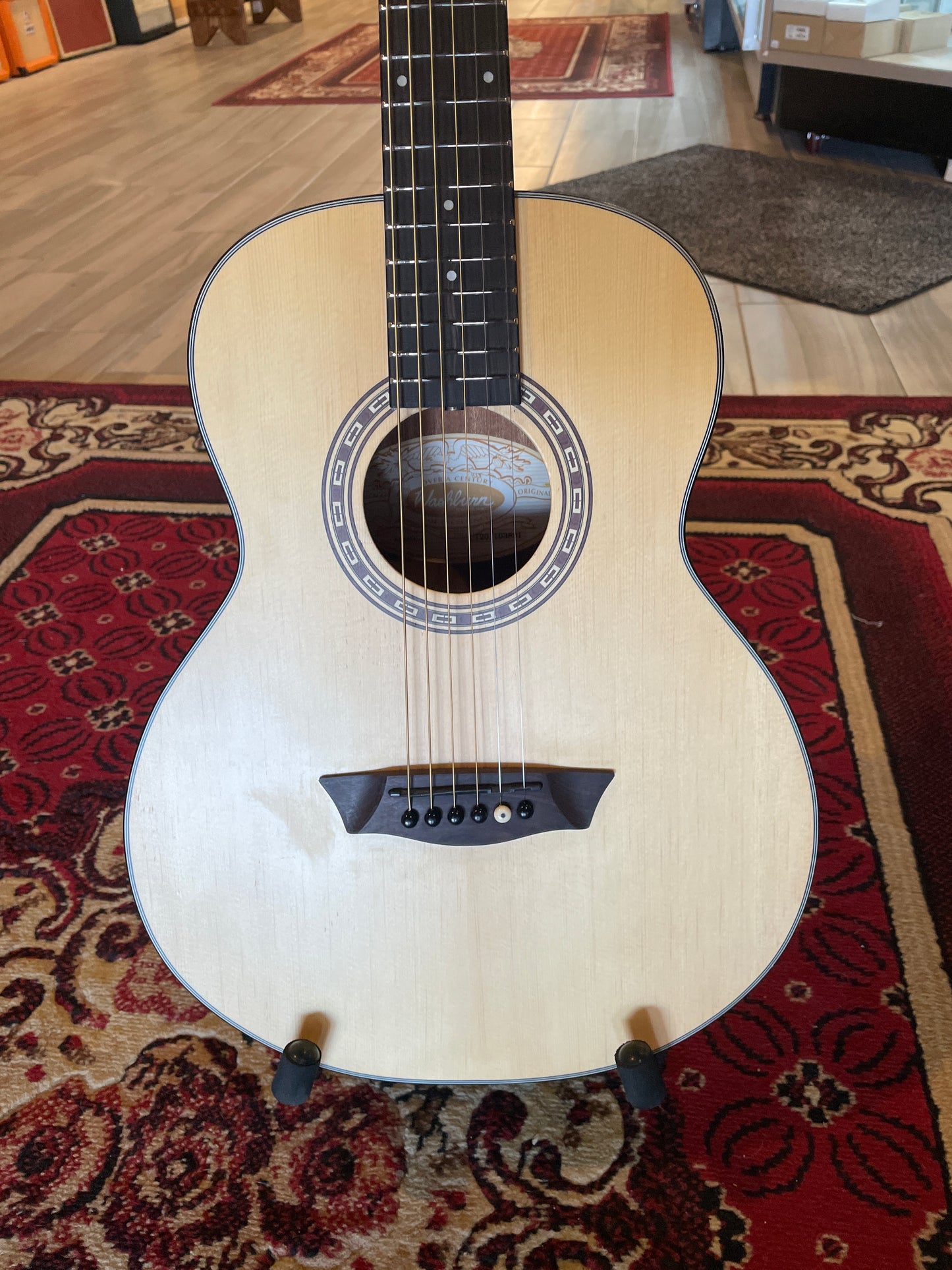 Washburn AGM5KA Apprentice Series G-Mini Acoustic Guitar - Natural