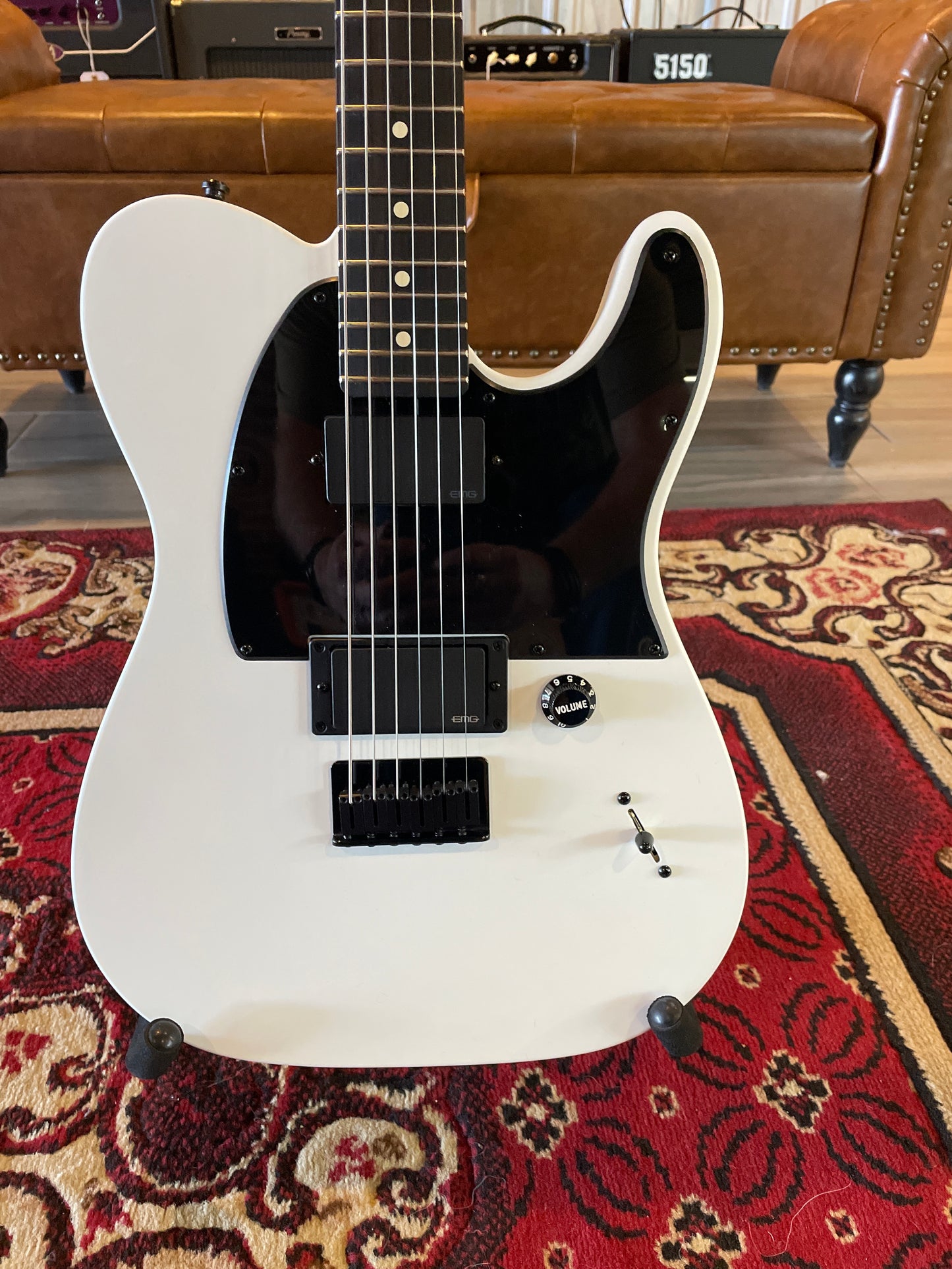 Fender Jim Root Telecaster, Ebony Fingerboard, Flat White