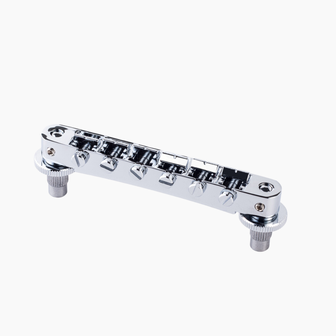 Tonepros Nashville Style Tunematic Bridge with Pre-Notched (Chrome)