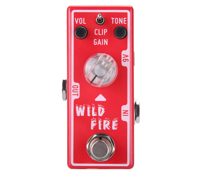 distortion mini pedal Tone City Wild Fire High-Gain Distortion mini effect pedal True bypass