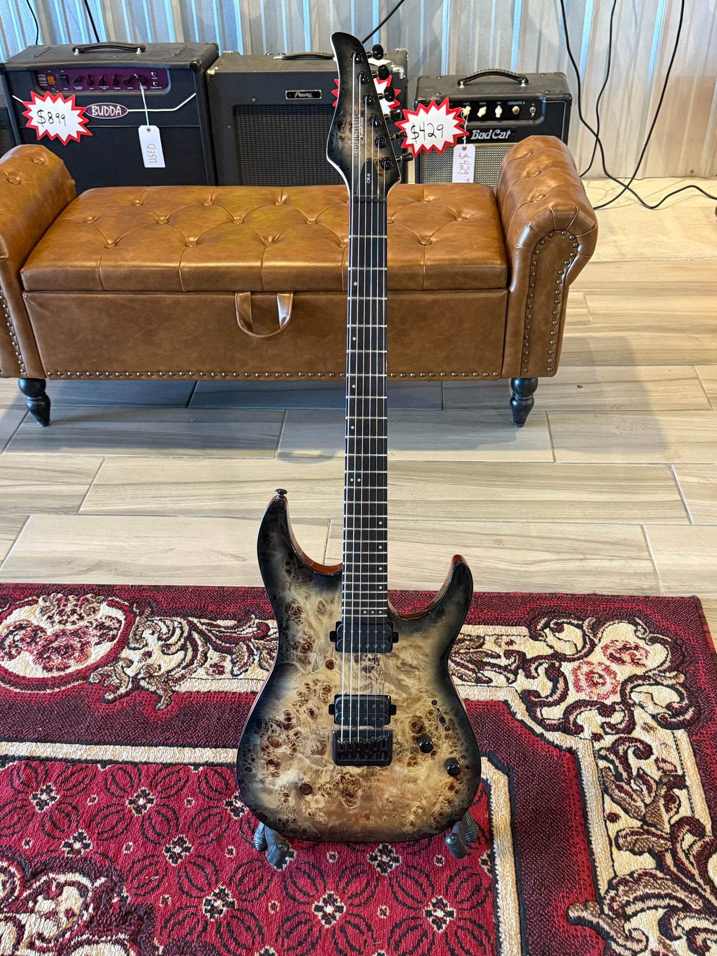 Schecter CR-6 Charcoal Burst (USED)