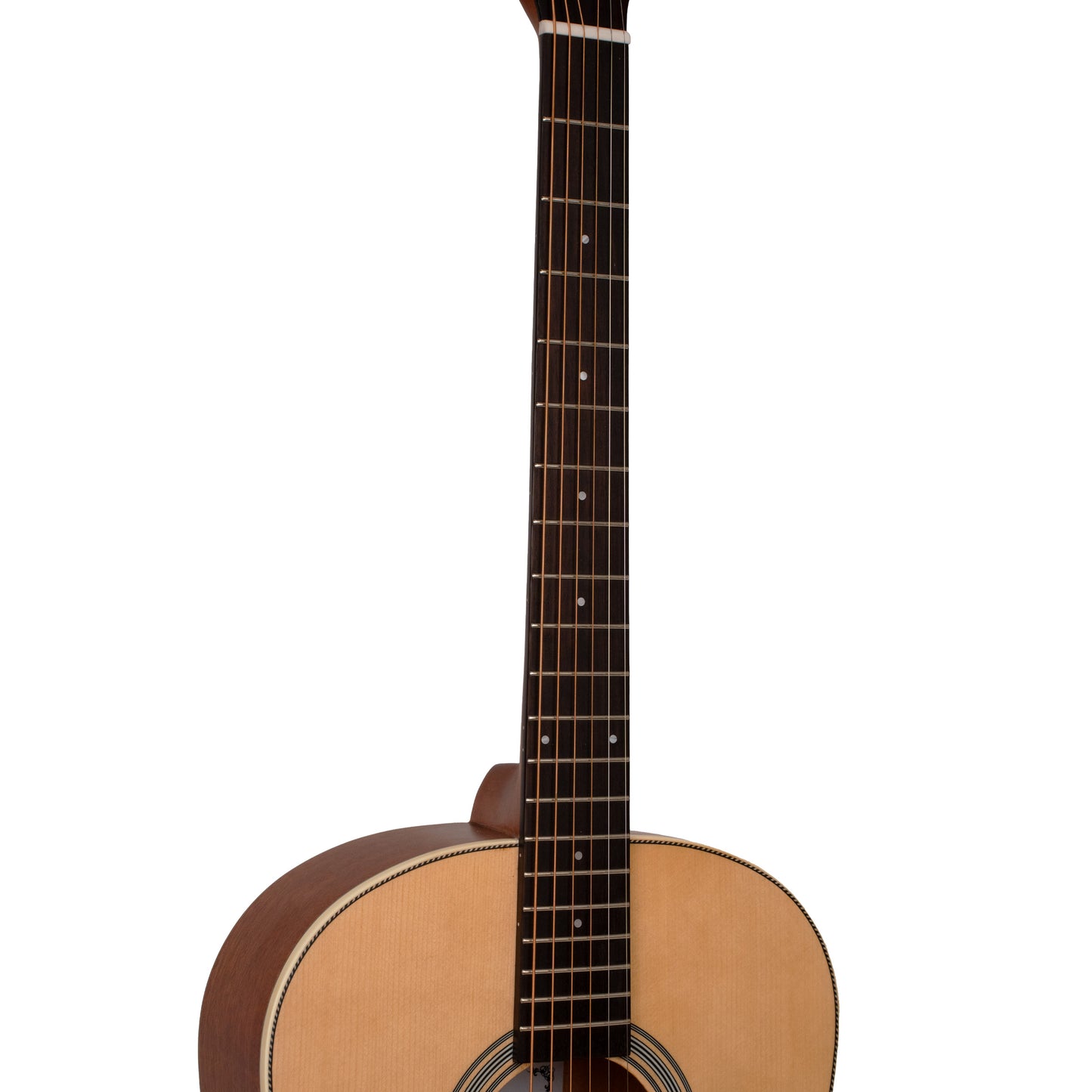 Gold Tone - The Bell: Acoustic-Electric All Solid Wood Guitar with Bag - Satin Natural