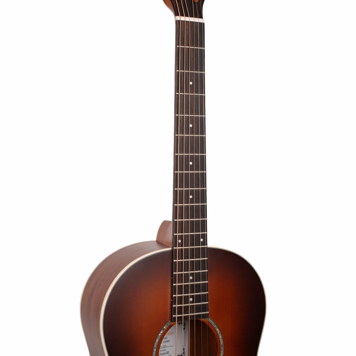 Gold Tone - The Parlor: Acoustic-Electric All Solid Wood Guitar with Bag - Satin Burst