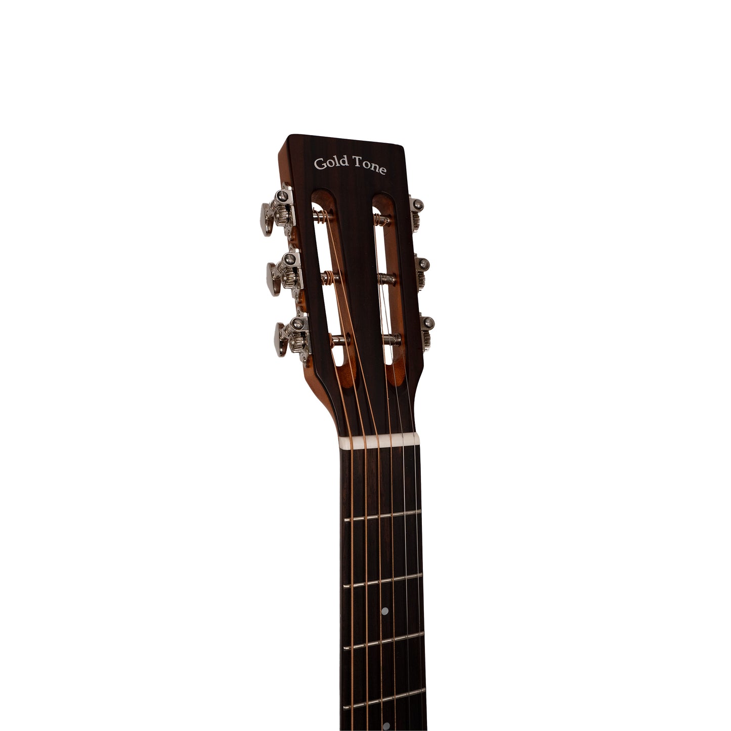 Gold Tone - The Parlor: Acoustic-Electric All Solid Wood Guitar with Bag - Satin Burst