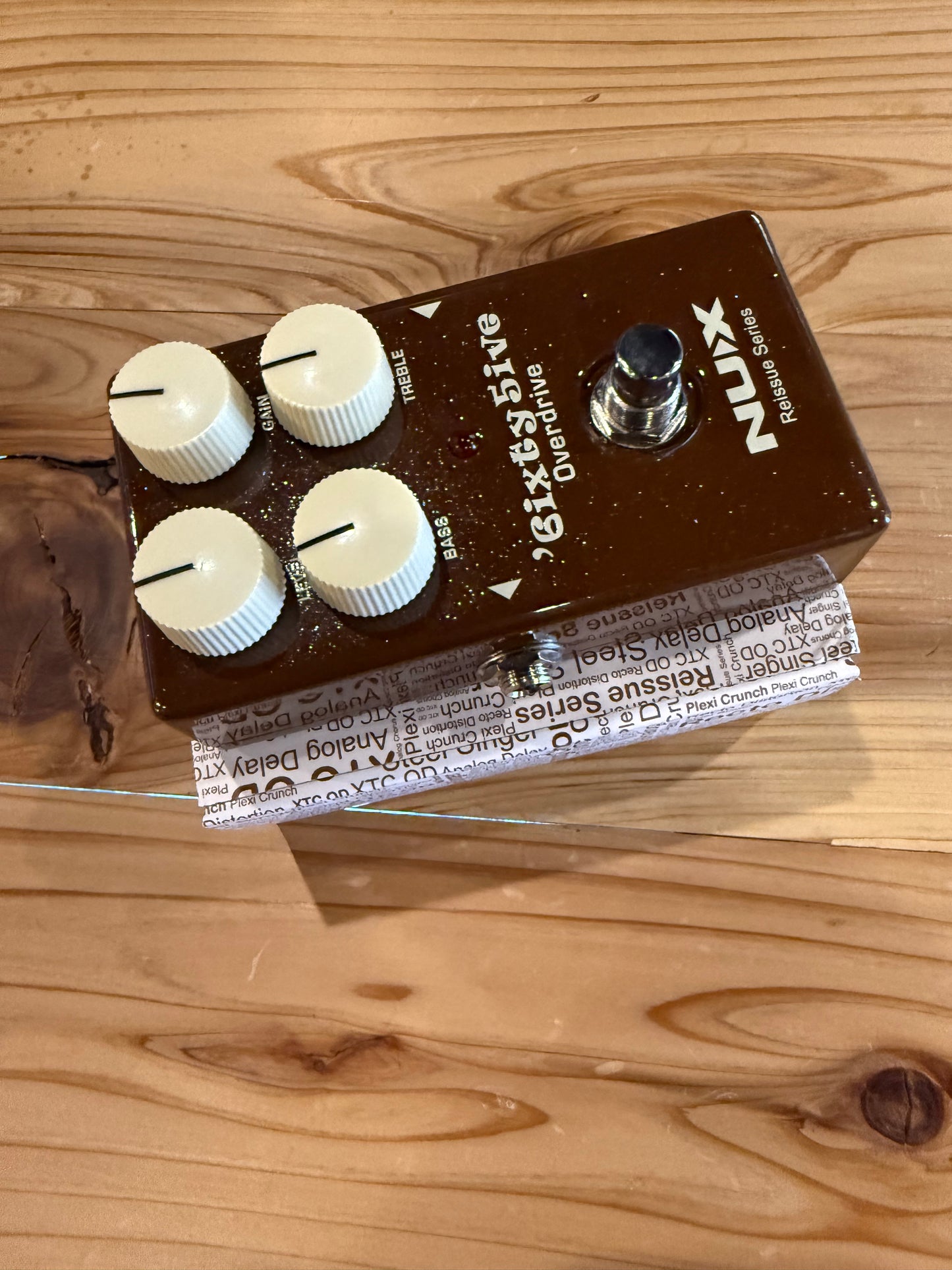 NUX 6ixty 5ive Overdrive Black Panel
