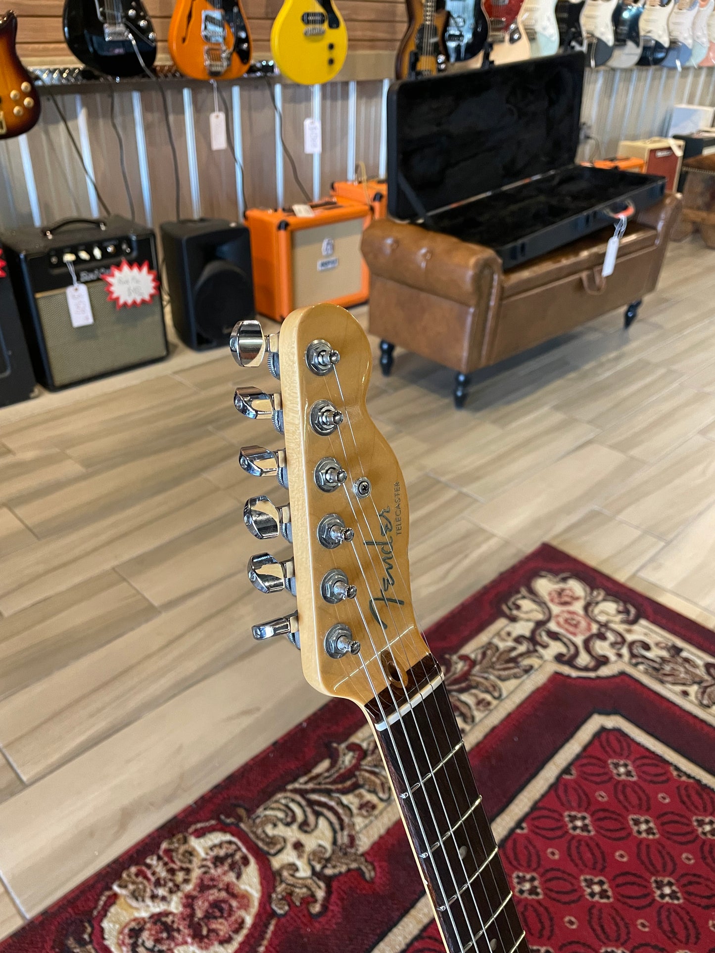 Fender 2015 American Deluxe Telecaster, Rosewood Fingerboard, Aged Cherry Burst