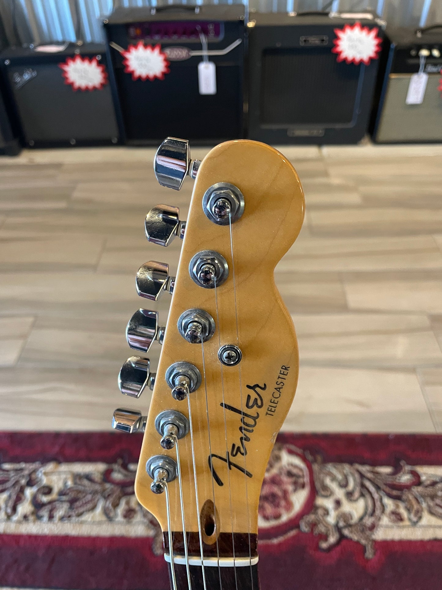 Fender 2015 American Deluxe Telecaster, Rosewood Fingerboard, Aged Cherry Burst