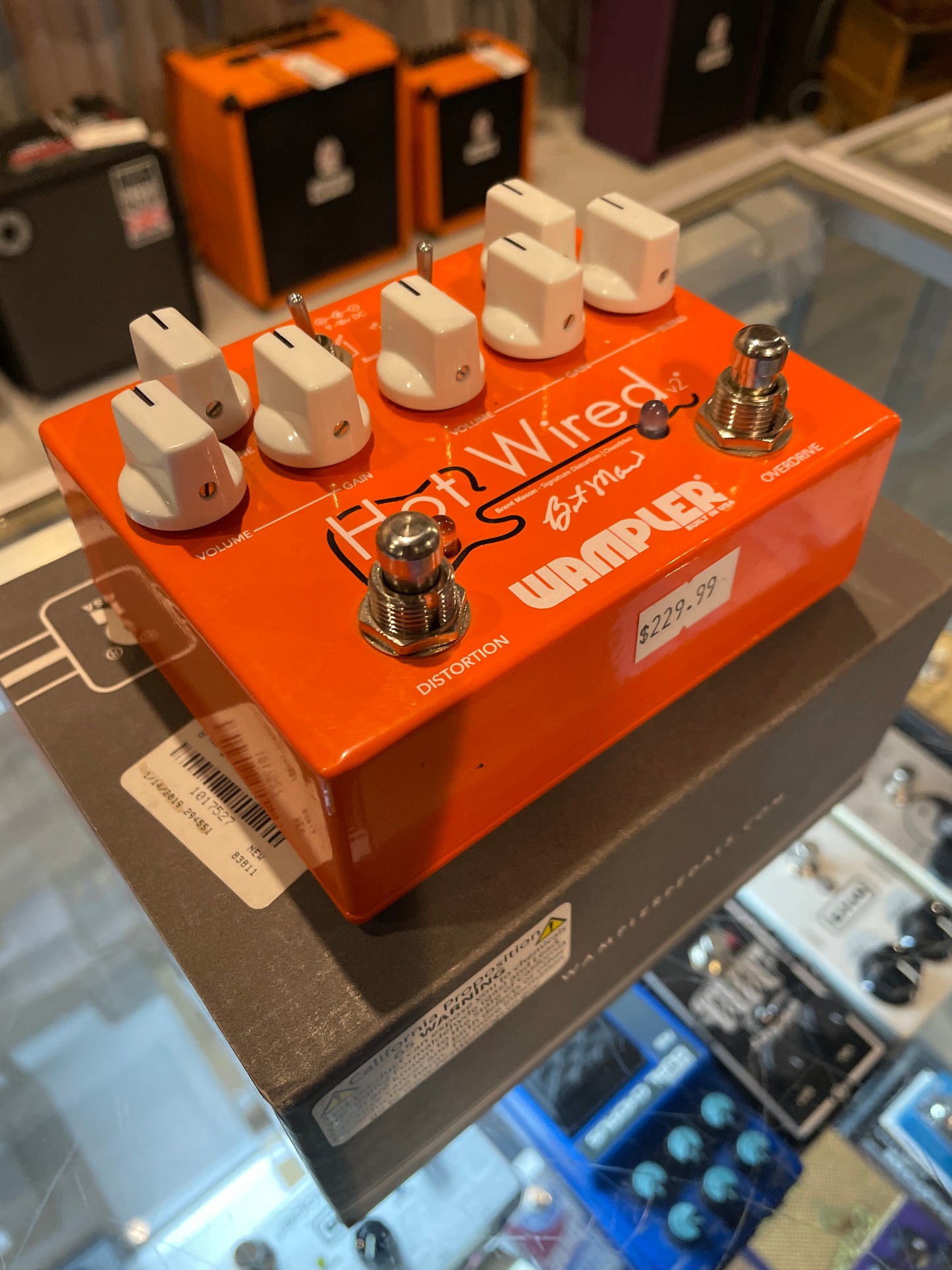 Wampler Hot Wired V2 Bret Mason Overdrive Distortion