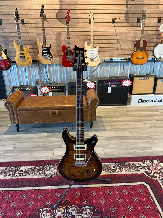 2021 PRS SE Custom 24 Black Gold Burst w/Orig Gig Bag (USED)