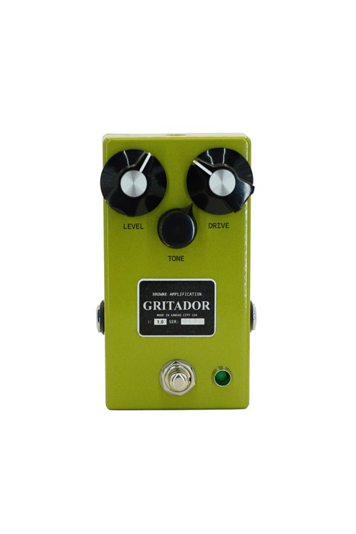 BROWNE AMPLIFICATION THE GRITADOR  TOP FRONT VIEW
