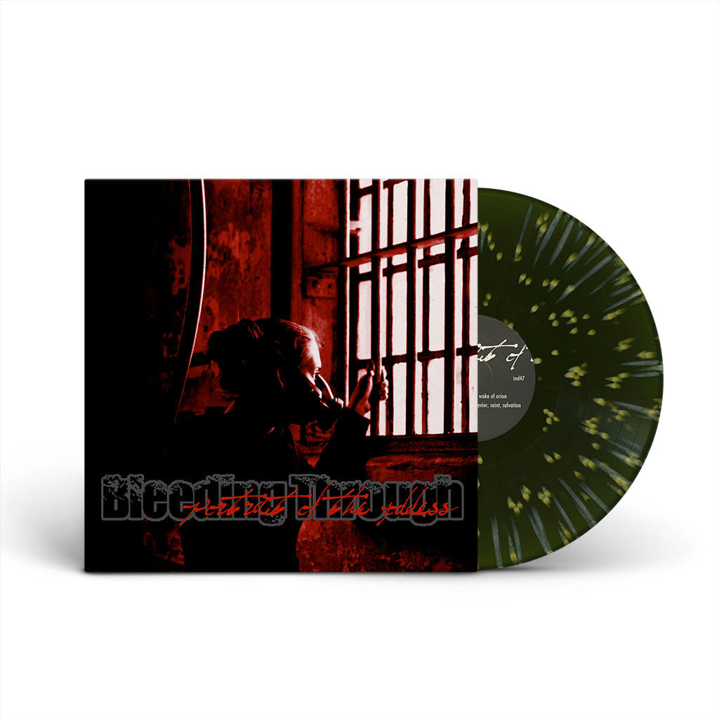 Bleeding Through - Portrait Of The Goddess (Green w/ Yellow Splatter)
