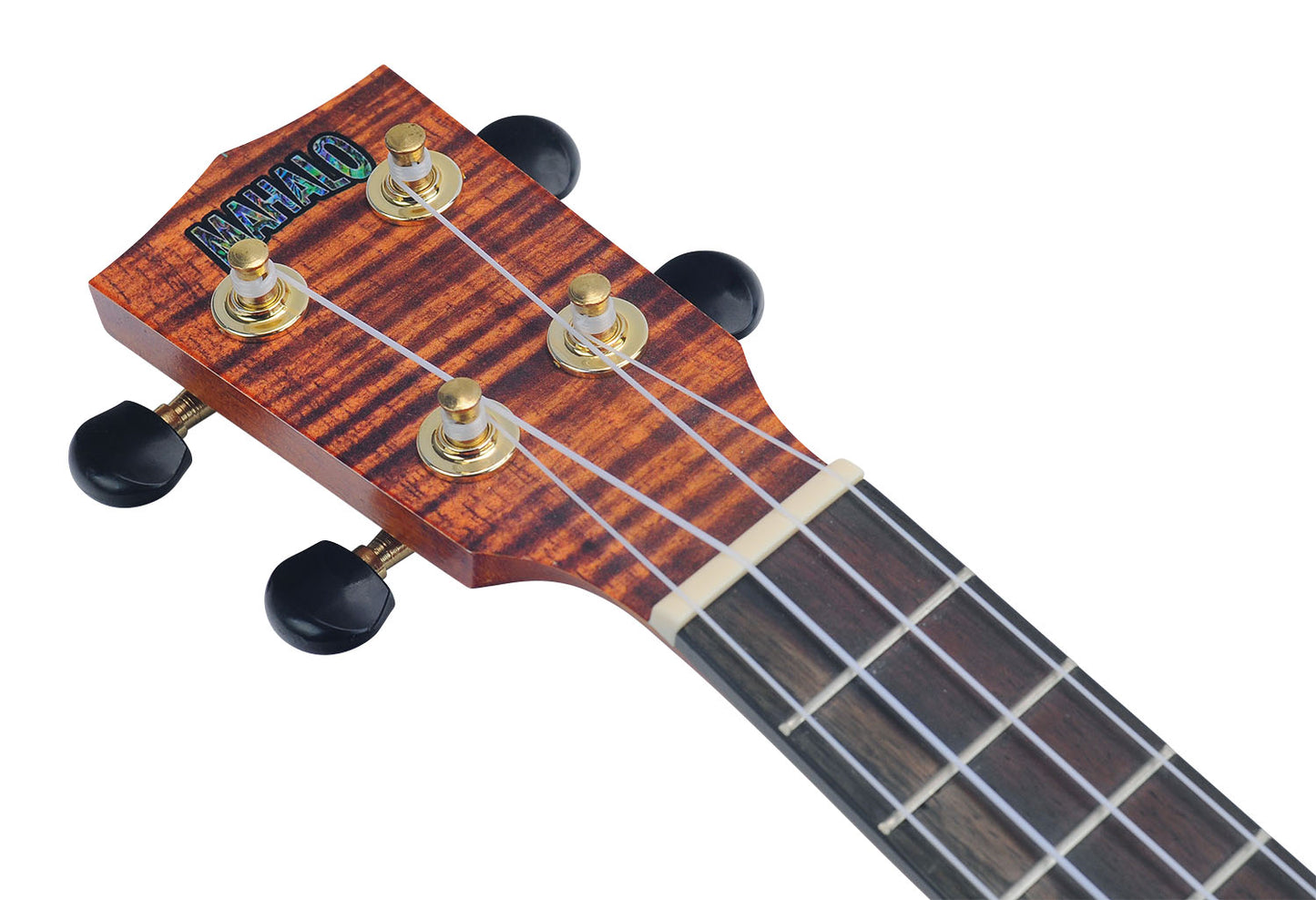 Mahalo MA1KA Artist Elite Series Soprano Ukulele. Koa Photo Flame