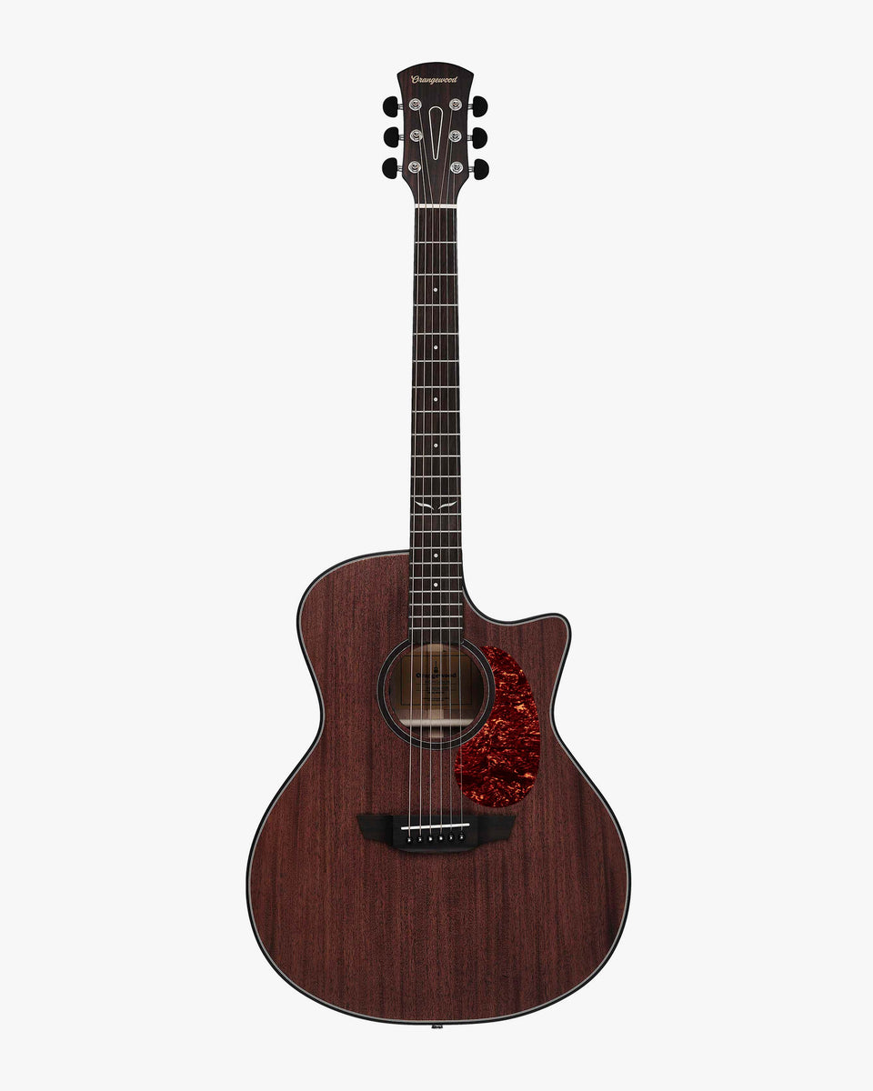 Orangewood Guitars Morgan Live Acoustic Electric Guitar - Mahogany Natural Satin