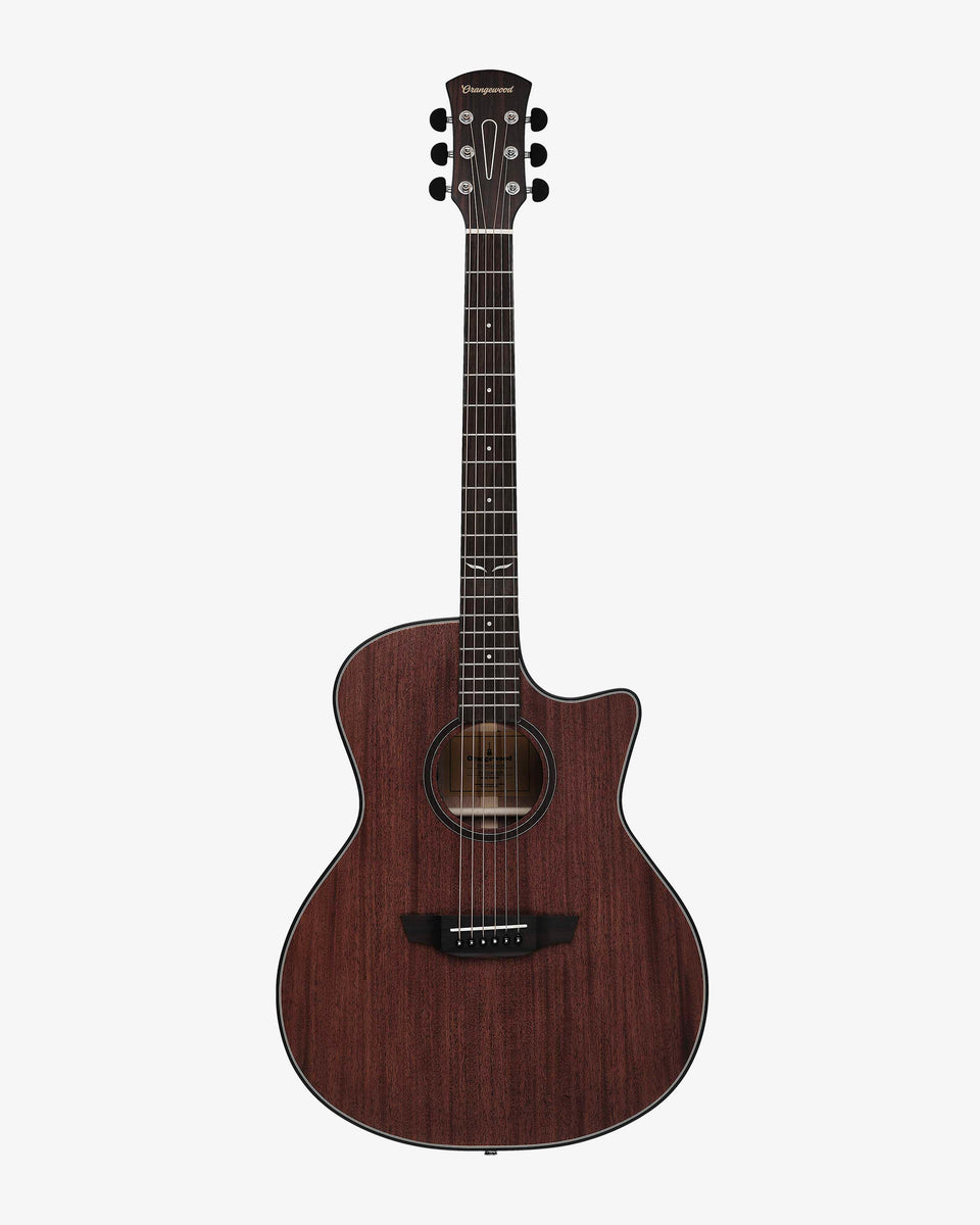 Orangewood Guitars Morgan Live Acoustic Electric Guitar - Mahogany Natural Satin