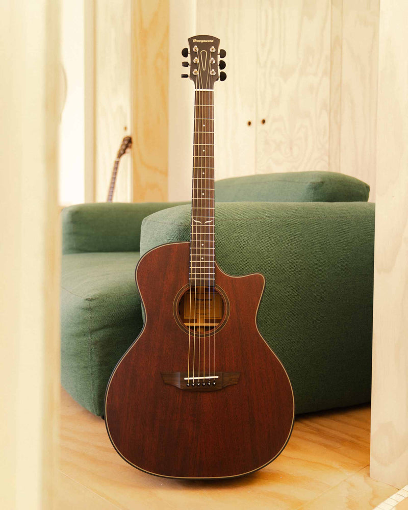 Orangewood Guitars Morgan Live Acoustic Electric Guitar - Mahogany Natural Satin