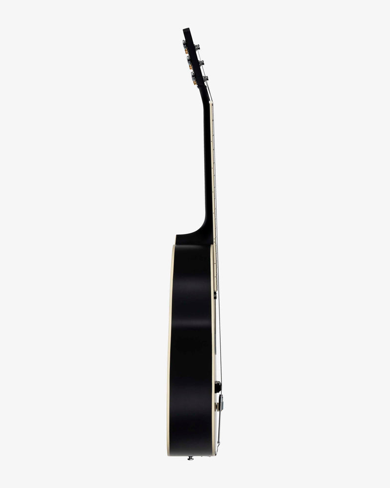 Orangewood Guitars Juniper Live Rubber Bridge Acoustic Electric Guitar Black Satin
