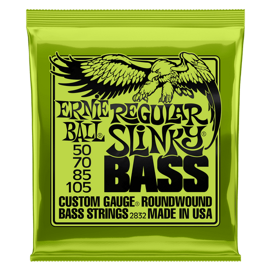 Ernie Ball 2832 Regular Slinky Nickel Wound Electric Bass Strings 50-105 Gauge