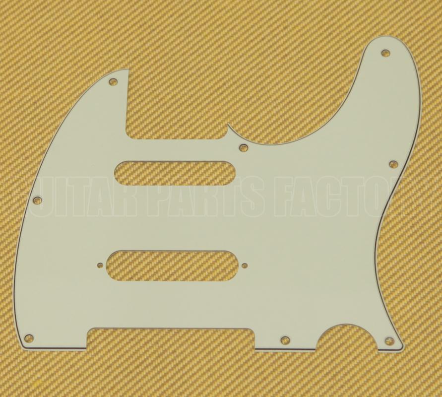 All Parts PG-9563 Strat Cut Pickguard for Telecaster® Mint Green
