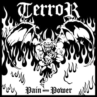Terror - Pain Into Power (Orange w/ Blue Splatter)
