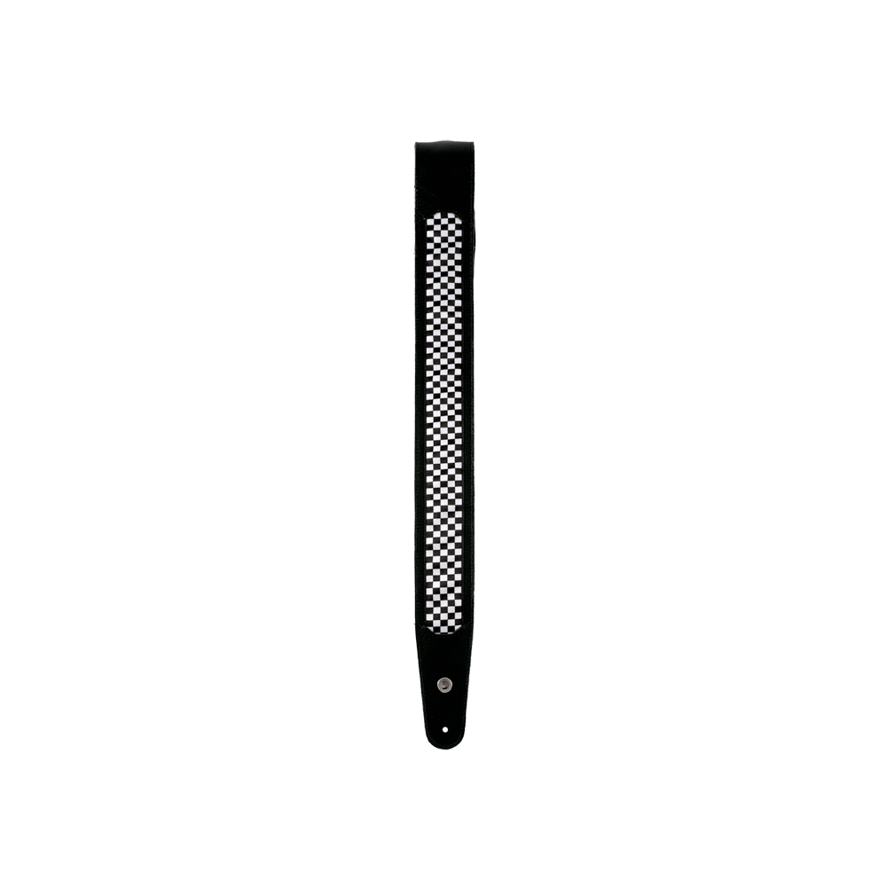 Hybrid Leather Guitar Strap, Checkered 25HY01-DX