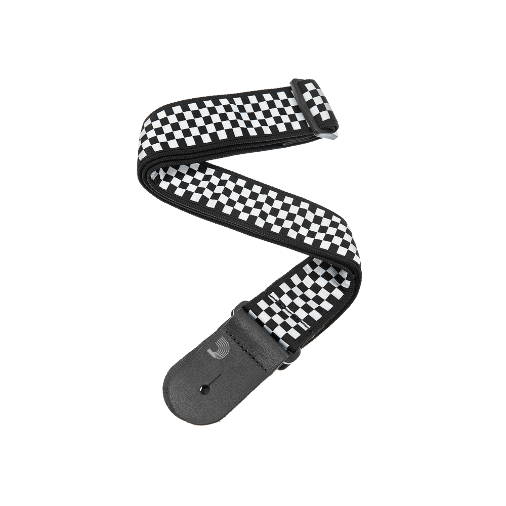 Woven Guitar Strap, Check Mate