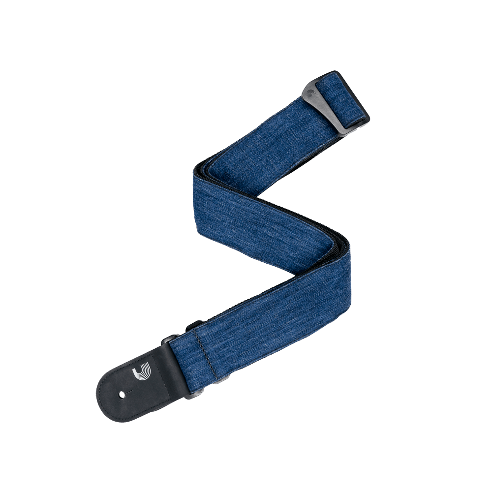 Denim Guitar Strap, Blue
