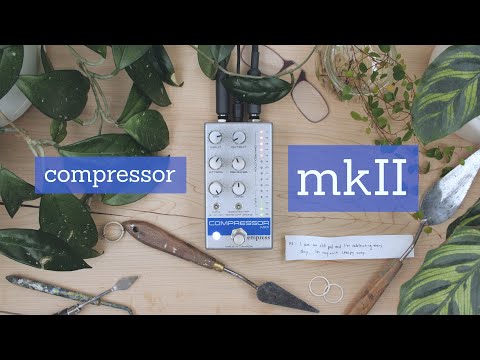 EMPRESS EFFECTS COMPRESSOR MK II BLUE SPARKLE AND SILVER SPARKLE PEDAL DEMO VIDEO