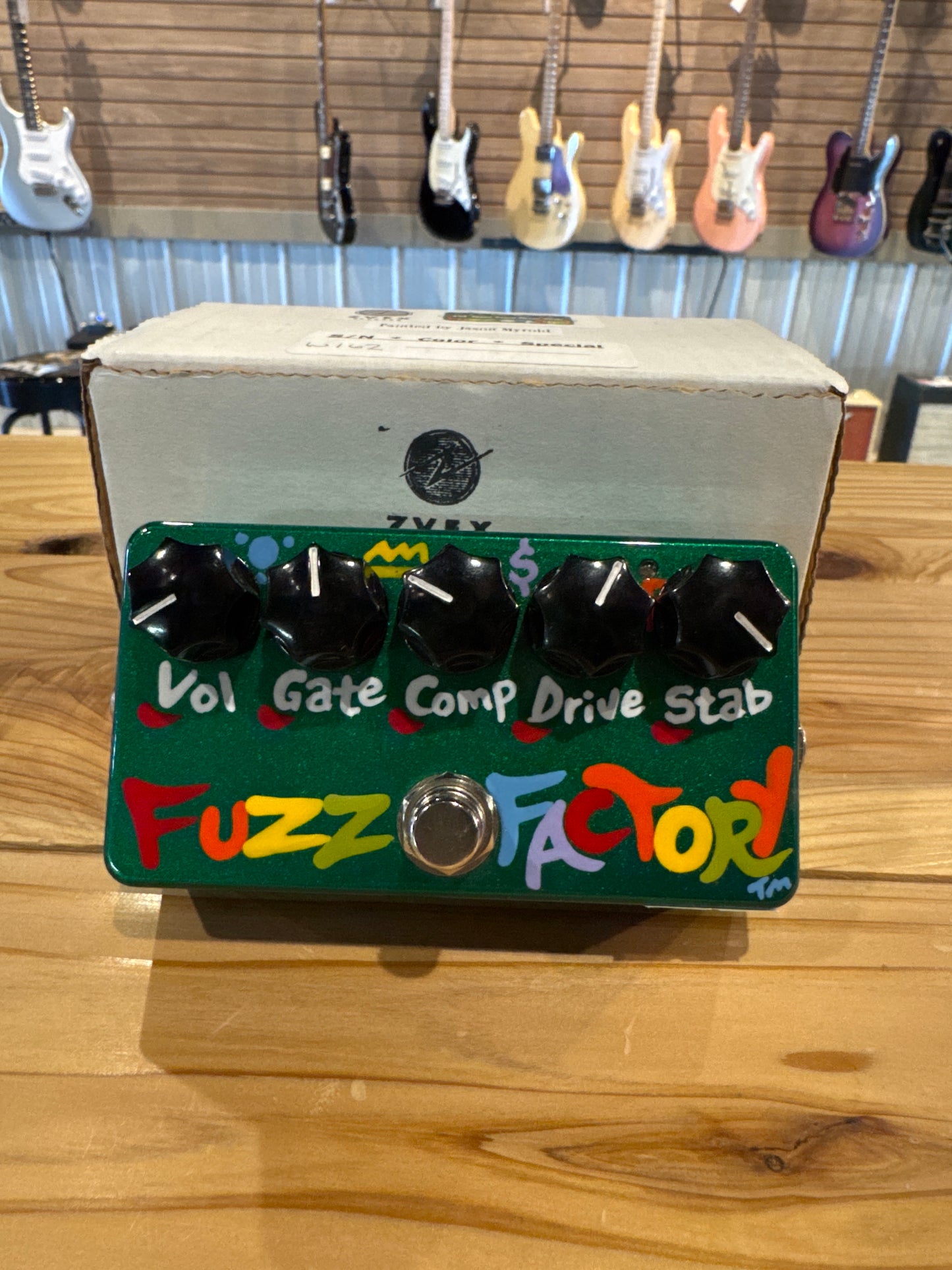 ZVEX 2006 Fuzz Factory Hand Painted MYROLD (USED)