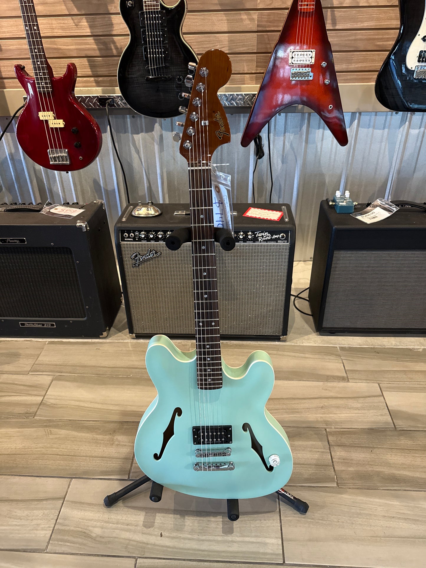 Fender Tom DeLonge Starcaster Surf Green w/OHSC