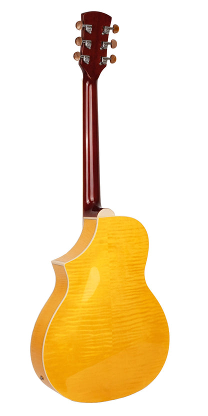 Gold Tone - Mojo: Round-neck Resonator Guitar with Pickup and Case