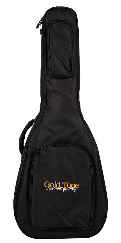 Gold Tone - The Dread: Acoustic-Electric All Solid Wood Guitar with Bag - Satin Natural