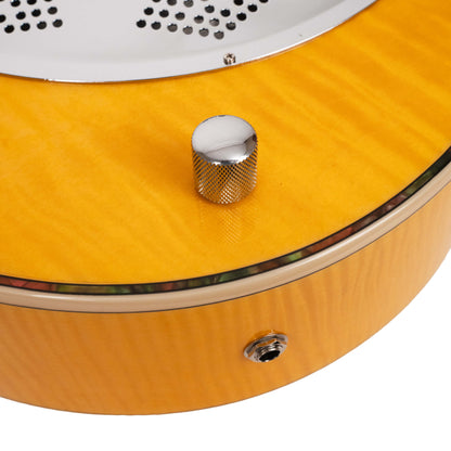 Gold Tone - Mojo: Round-neck Resonator Guitar with Pickup and Case