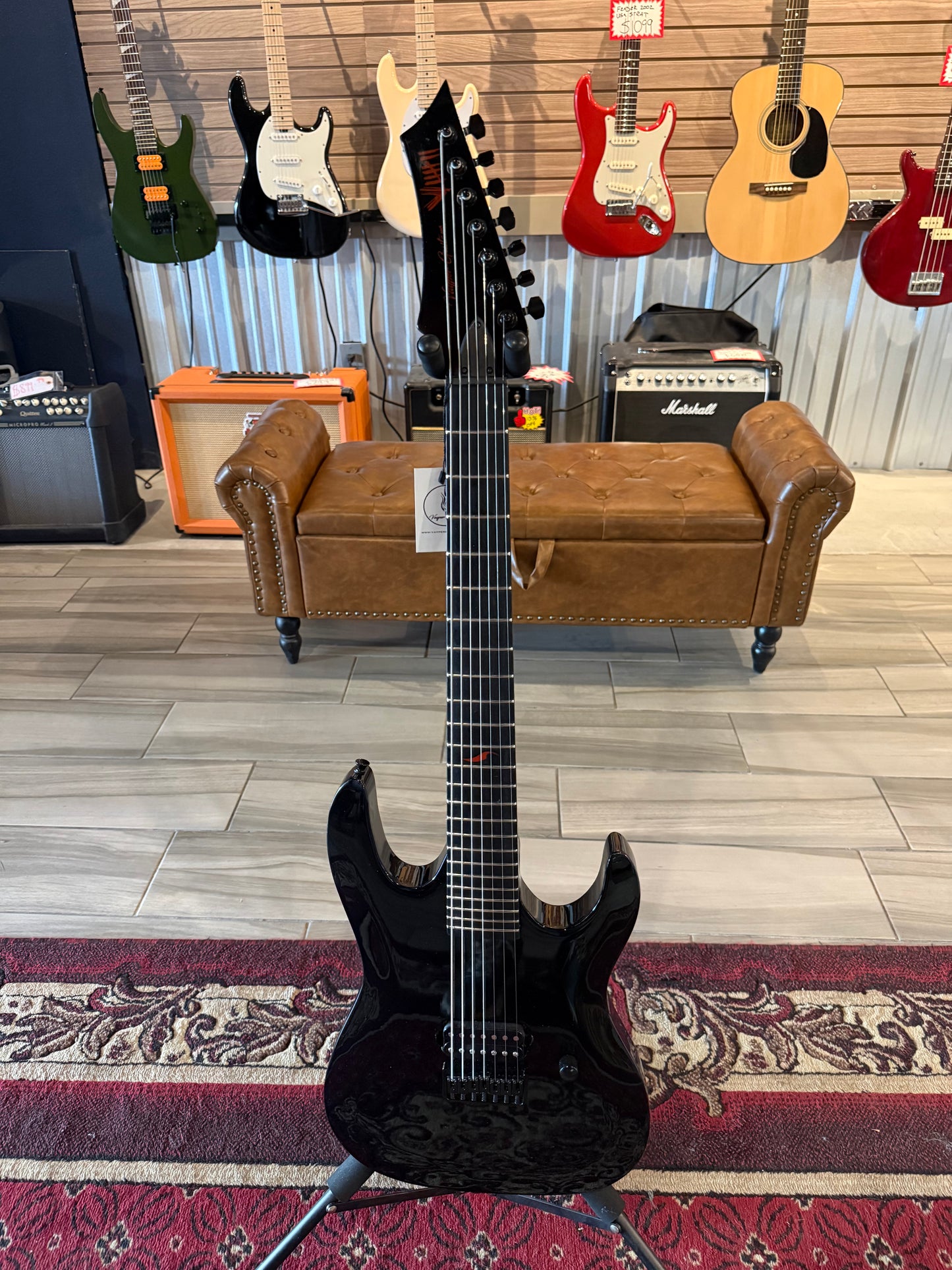 Vayper Guitars - V7 Seven String Guitar Gloss Black
