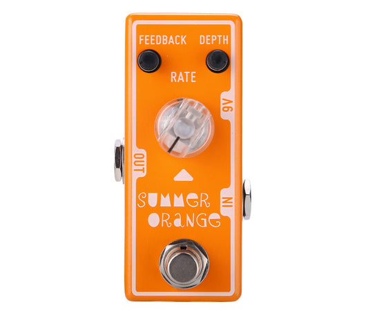 Tone City Summer Orange Phaser mini effect pedal True bypass