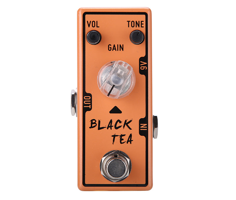 Tone City Black Tea Distortion mini effect pedal True bypass