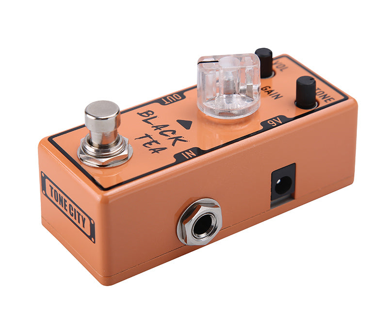 Tone City Black Tea Distortion mini effect pedal True bypass