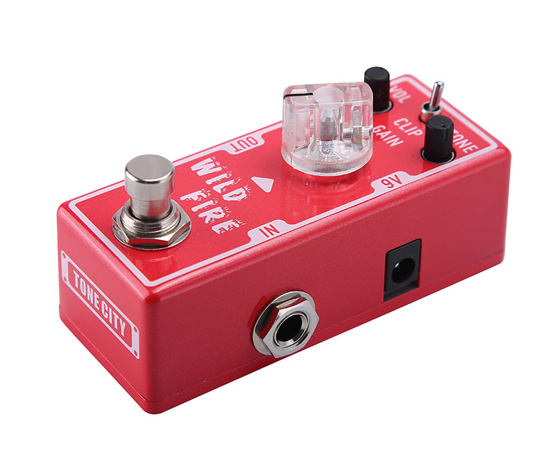 Tone City Wild Fire High-Gain Distortion mini effect pedal True bypass