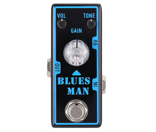 Tone City Blues Man Low Gain Overdrive mini effect pedal True bypass