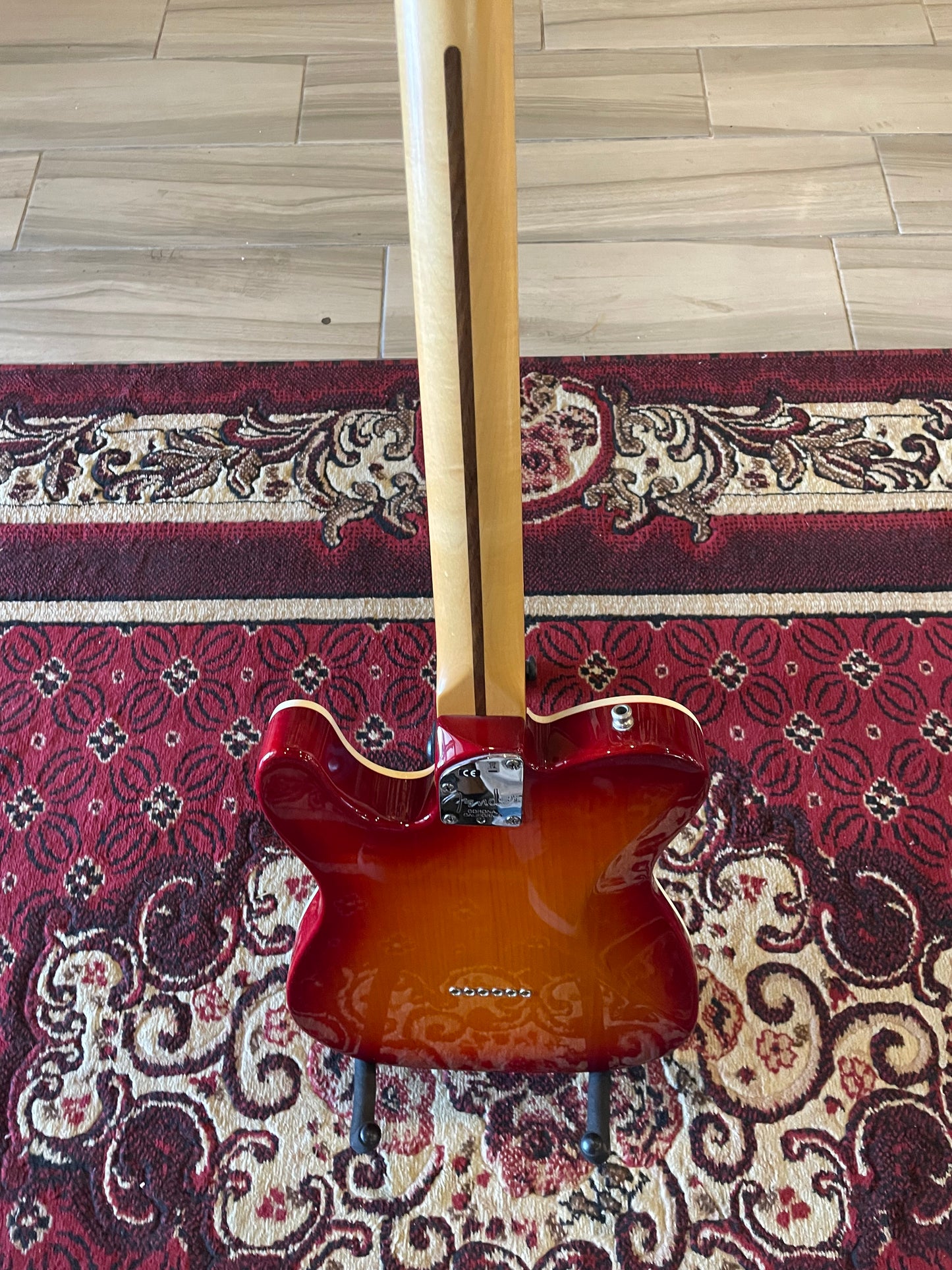 Fender 2015 American Deluxe Telecaster, Rosewood Fingerboard, Aged Cherry Burst