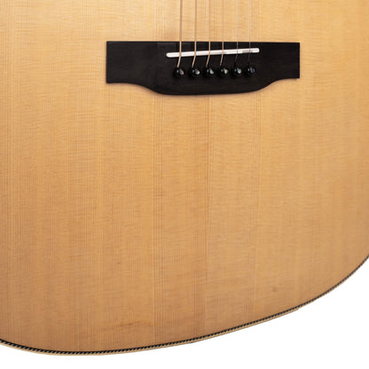 Gold Tone - The Dread: Acoustic-Electric All Solid Wood Guitar with Bag - Satin Natural