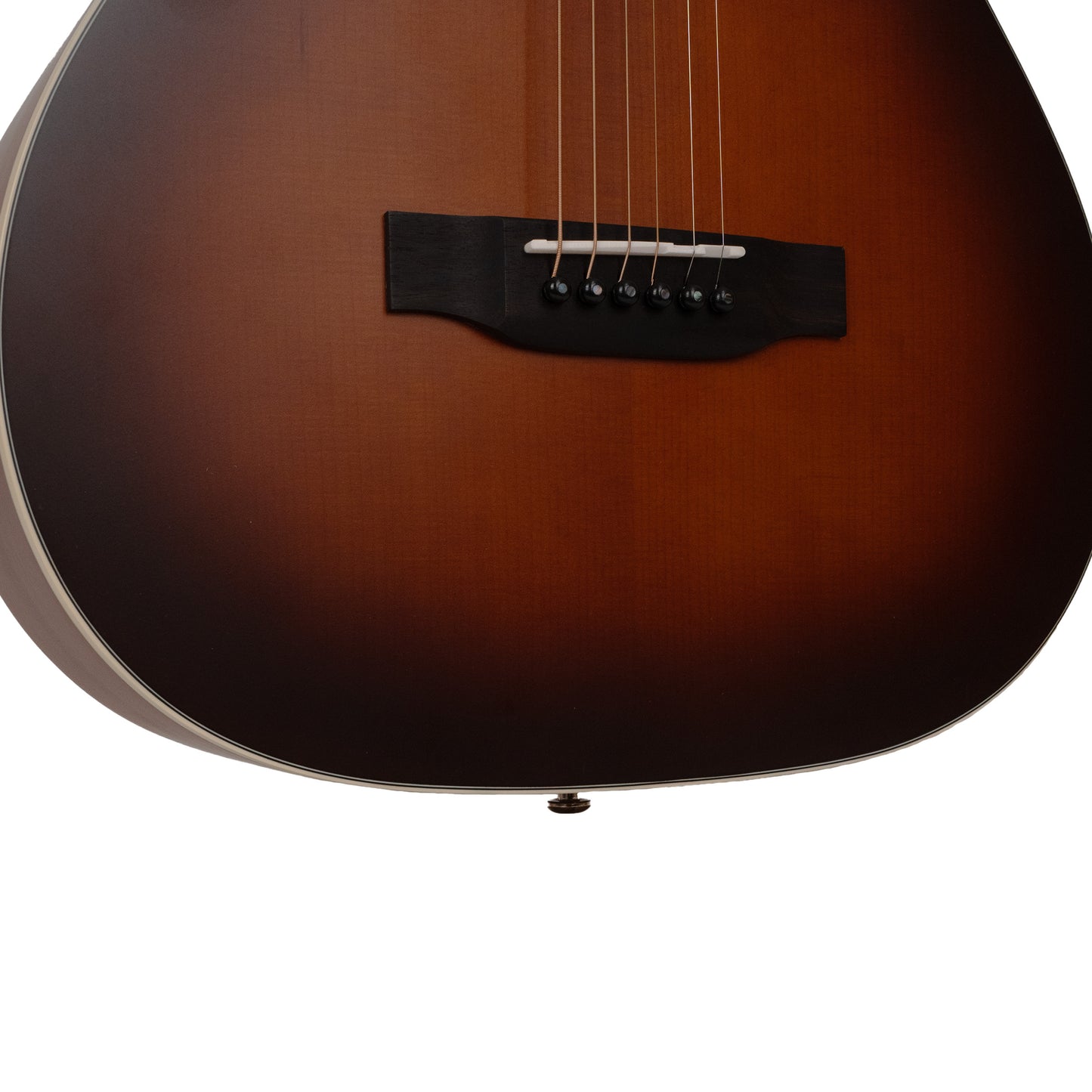 Gold Tone - The Parlor: Acoustic-Electric All Solid Wood Guitar with Bag - Satin Burst