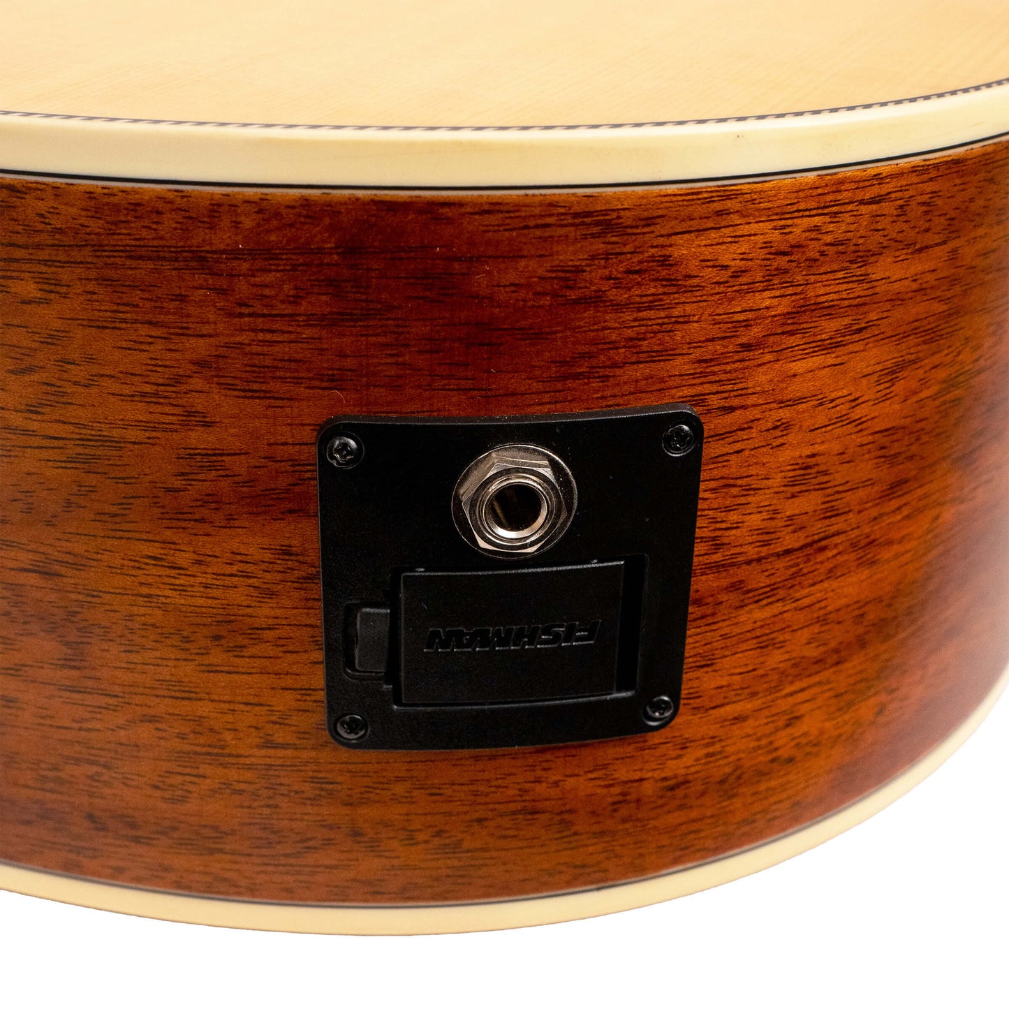 Gold Tone - The Dread: Acoustic-Electric All Solid Wood Guitar with Bag - Satin Natural