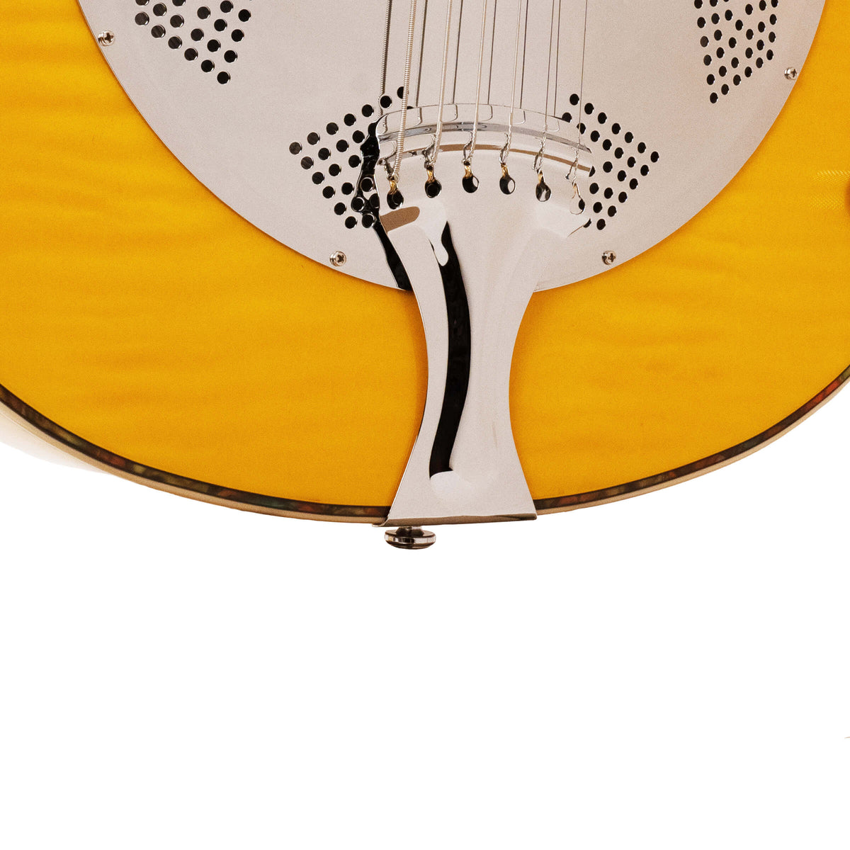 Gold Tone - Mojo: Round-neck Resonator Guitar with Pickup and Case