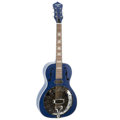 Recording King - RPH-R2-E-MBL Recording King Dirty 30s Minnie Bucker Resonator, Matte Blue