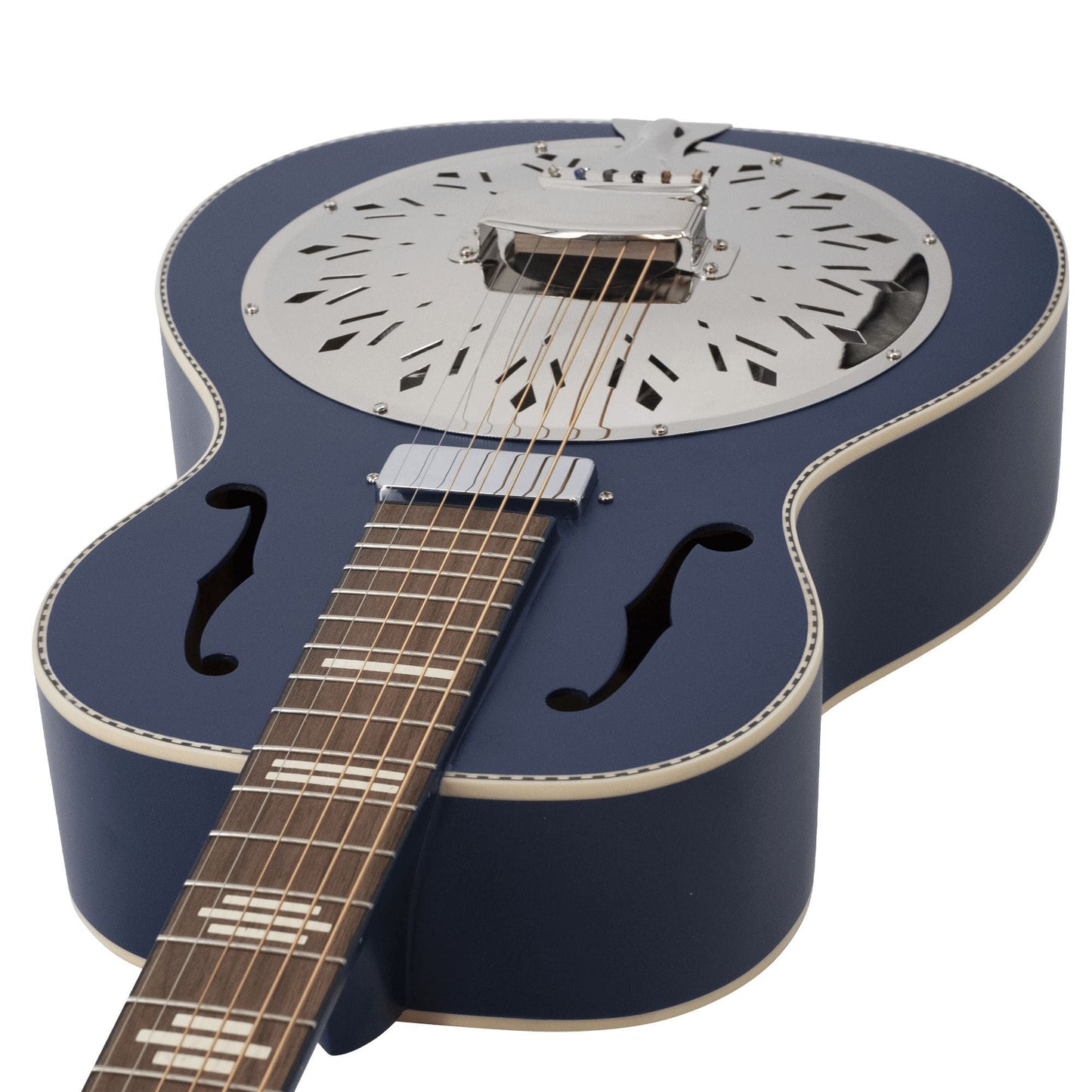 Recording King - RPH-R2-E-MBL Recording King Dirty 30s Minnie Bucker Resonator, Matte Blue