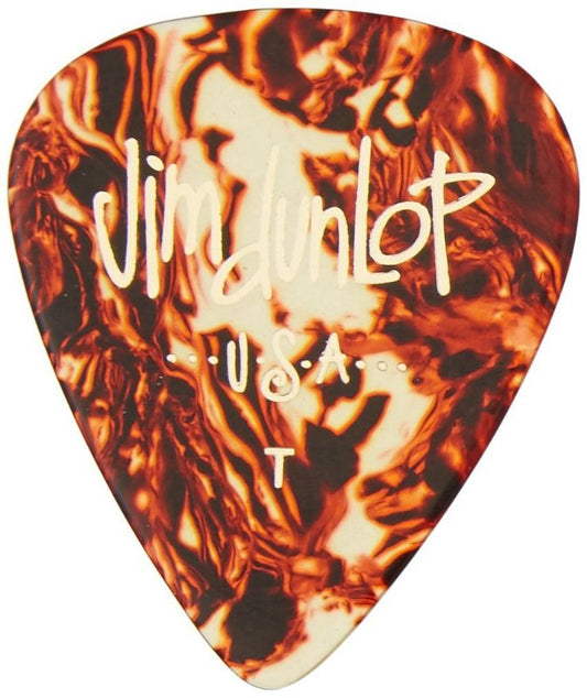 Dunlop - 483P05TH Celluloid Guitar Pick. Thin Gauge Shell (12 Pack)