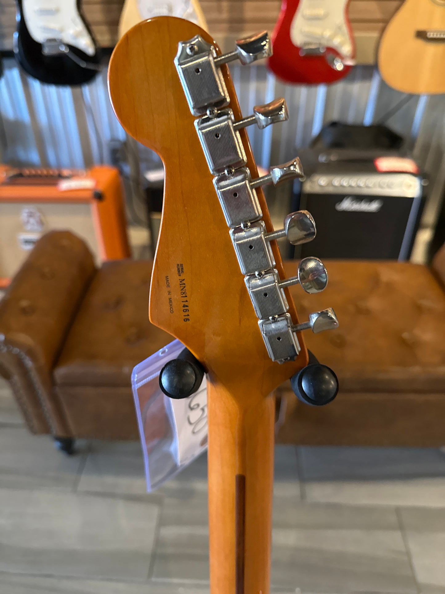 FENDER 1999 50'S CLASSIC SERIES STRATOCASTER CUSTOM FIESTA RED