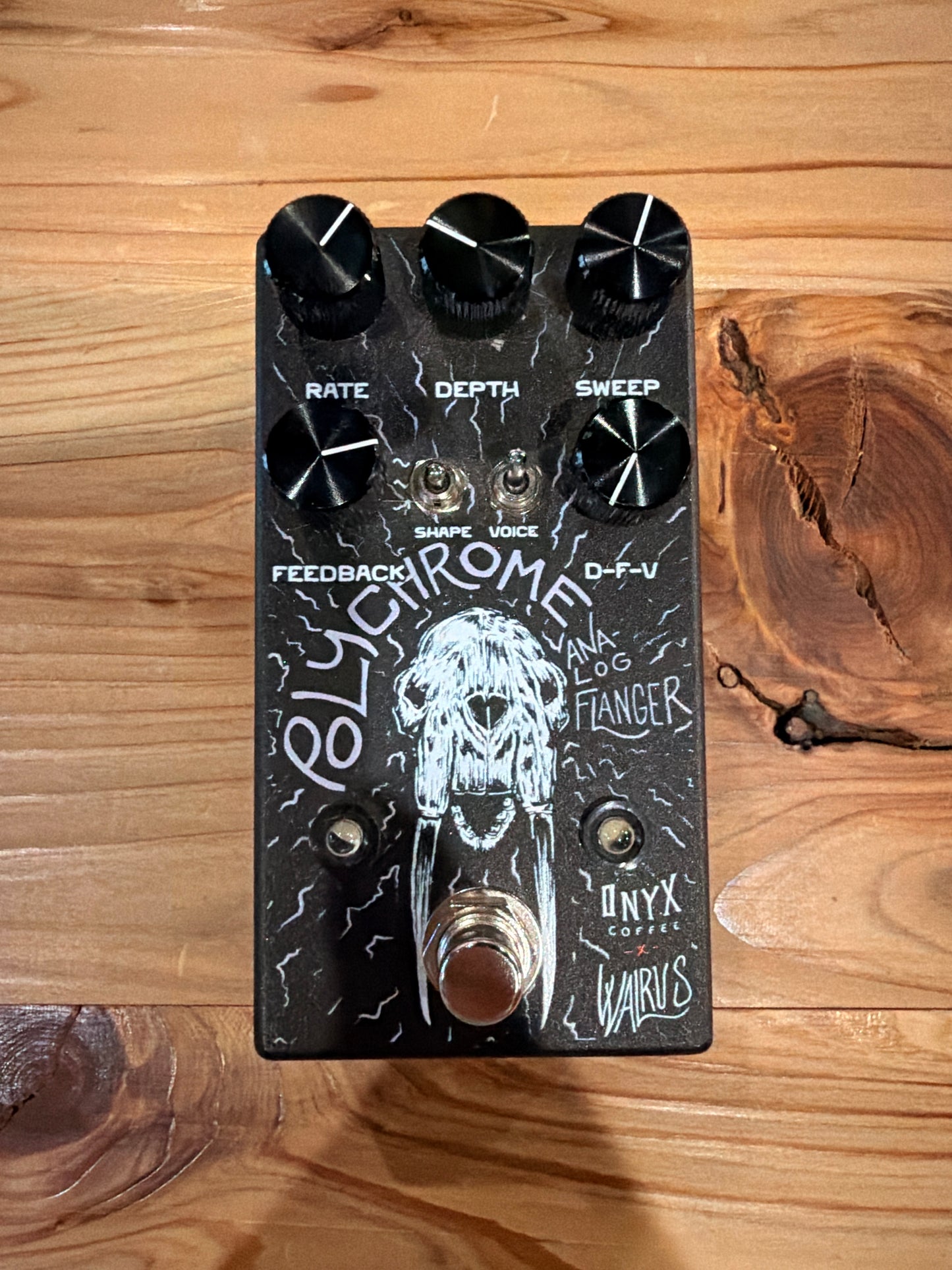 Walrus Audio POLYCRHOME FLANGER ONYX COFFEE EDITION (USED)