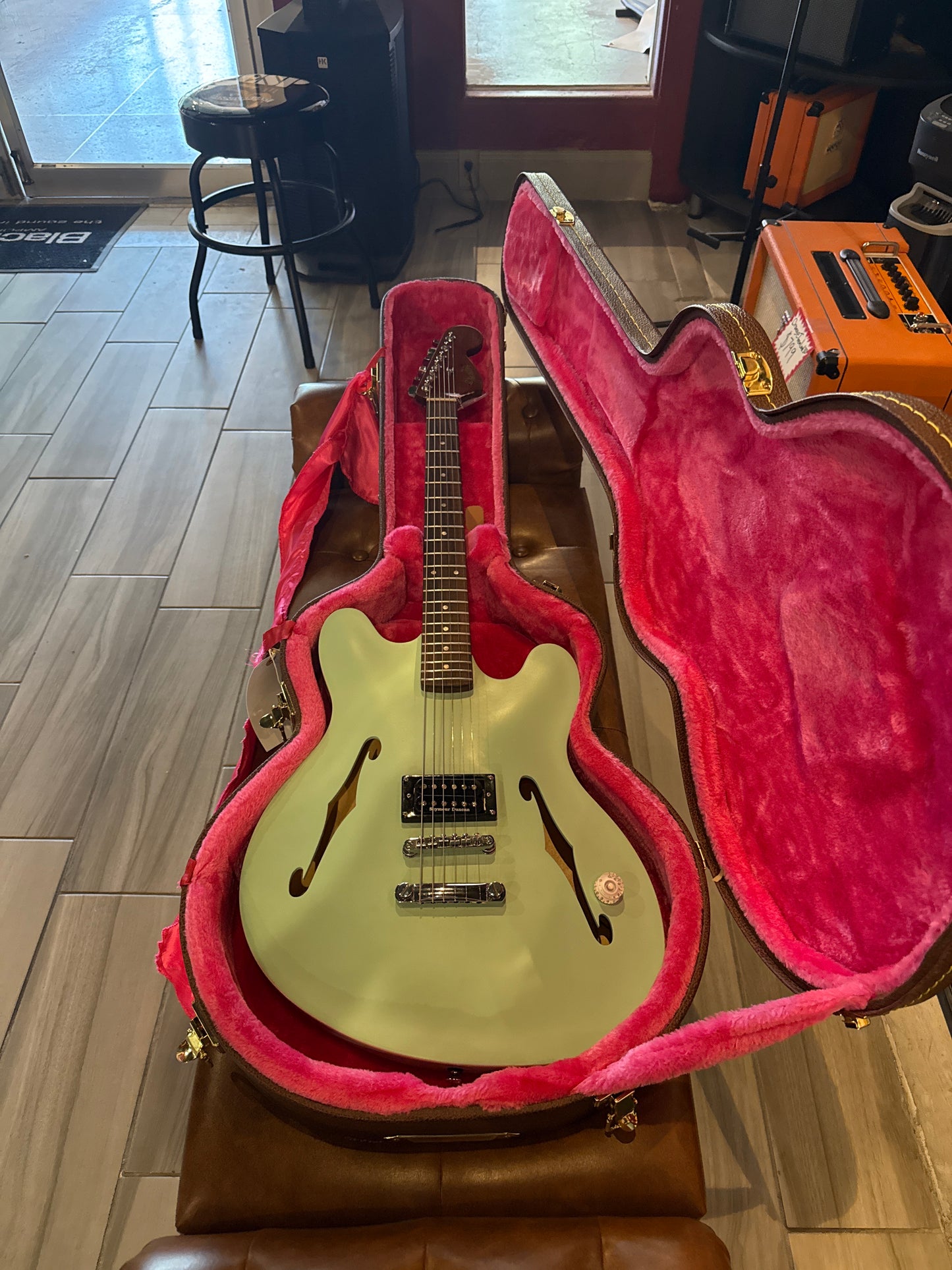 Fender Tom DeLonge Starcaster Surf Green w/OHSC