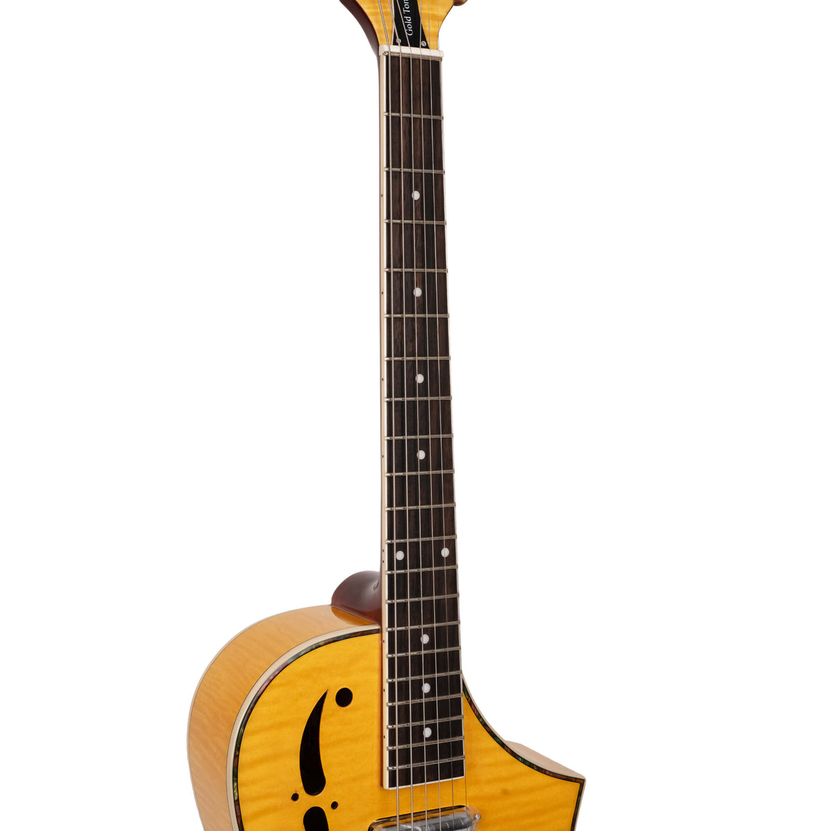 Gold Tone - Mojo: Round-neck Resonator Guitar with Pickup and Case